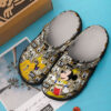 Sabots Mickey Disney W Animal Pattern Crocs Classic Clogs Shoes In Black & Orange -  Clog