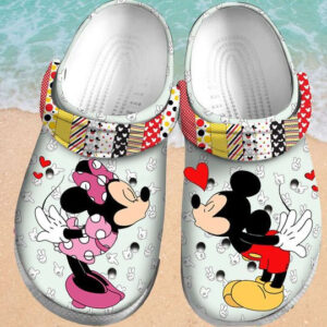 Sabots Mickey Minnie Fall In Love Cute Crocs Classic Clogs Shoes -  Clog