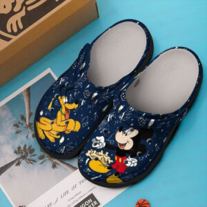 Sabots Mickey Disney W Skeletal Pattern Crocs Classic Clogs Shoes In Dark Blue -  Clog