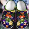 Sabots Hocus Pocus Disney Characters Pattern Crocs Classic Clogs Shoes In Blue & Green -  Clog