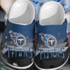 Sabots Tennessee Titans NFL Navy Black Crocs Crocband Clog Comfortable Water Shoes -  Clog