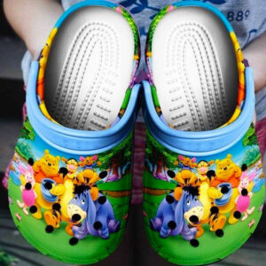 Sabots Cute Winnie The Pooh Colorful Crocs Classic Clogs Shoes -  Clog