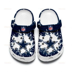 Sabots Dallas Cowboys NFL Crocs Crocband Clog Comfortable Shoes -  Clog