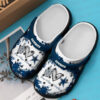 Sabots Dallas Cowboys Heart & Star Logo Pattern Crocs Classic Clogs Shoes In Blue & White -  Clog