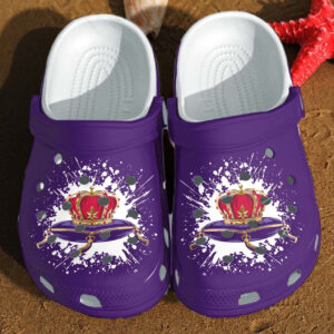 Sabots Crown Royal Whisky Logo Crocs Classic Clogs Shoes In Purple -  Clog
