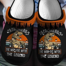 Sabots Papasaurus Dark Night Crocs Classic Clogs Shoes In Black –  Clog