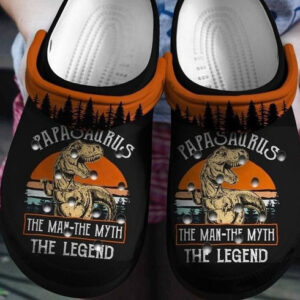 Sabots Papasaurus Dark Night Crocs Classic Clogs Shoes In Black -  Clog