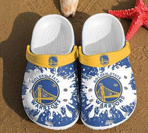 Sabots Golden State Warriors Crocs Crocband Clog Comfortable Water Shoes -  Clog