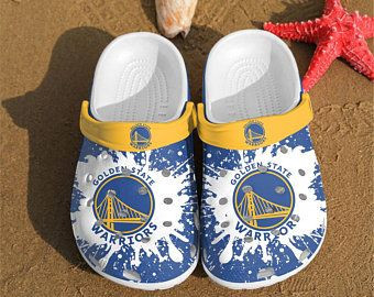 Sabots Golden State Warriors Crocs Crocband Clog Comfortable Water Shoes - Clog