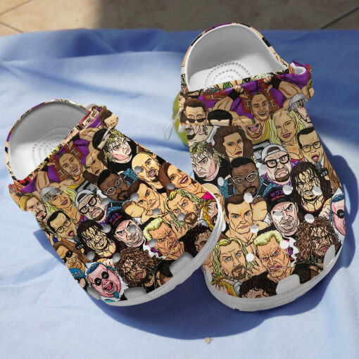 Sabots Wrestler Team Crocs Crocband Clog Comfortable Water Shoes - Clog