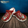 Sabots San Francisco 49Ers Skull Pattern Crocs Classic Clogs Shoes In Red -  Clog