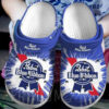 Sabots Pabst Blue Ribbon Logo Pattern Crocs Classic Clogs Shoes With The Lights -  Clog