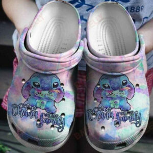 Sabots Stitch And Lilo Bling Bling Lilac Crocs Crocband Clog Comfortable Water Shoes -  Clog