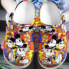 Sabots Mickey Mouse Disney Comic Pattern Crocs Classic Clogs Shoes In Colorful -  Clog