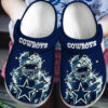 Sabots Dallas Cowboys Robot Pattern Crocs Classic Clogs Shoes In Dark Blue -  Clog