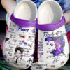 Sabots Prince Purple Artwork Design Crocs Crocband Clog Comfortable Water Shoes -  Clog