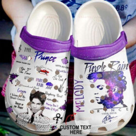 Sabots Prince Purple Artwork Design Crocs Crocband Clog Comfortable Water Shoes –  Clog