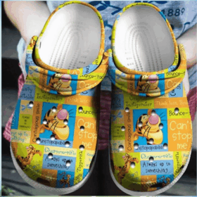 Sabots Winnie The Pooh Tigger Pattern Crocs Classic Clogs Shoes In Colorful –  Clog