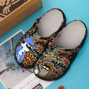 Sabots Cartoon Characters W Stickers Pattern Crocs Classic Clogs Shoes In Brown & Blue -  Clog