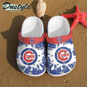 Sabots Chicago Cubs Logo Pattern Crocs Classic Clogs Shoes In Blue & White -  Clog