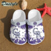 Sabots Colorado Rockies Logo Pattern Crocs Classic Clogs Shoes In Purple & White -  Clog