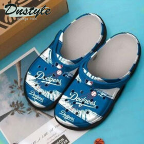 Sabots Dodgers Logo Pattern Crocs Classic Clogs Shoes In Blue & White –  Clog