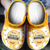 Sabots Jose Cuervo Logo Splatter Pattern Crocs Classic Clogs Shoes In Yellow White -  Clog