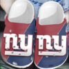 Sabots New York Giants Logo Crocs Classic Clogs Shoes In Red Blue -  Clog