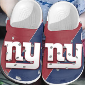 Sabots New York Giants Logo Crocs Classic Clogs Shoes In Red Blue –  Clog