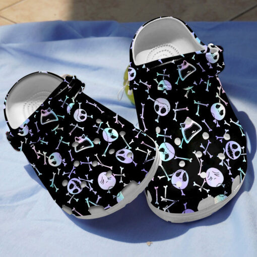 Sabots Nightmare Jack Bone Toss Crocs Crocband Clog Comfortable Water Shoes - Clog