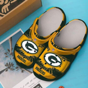 Sabots Green Bay Packers Crocs Classic Clogs Shoes In Yellow Black –  Clog