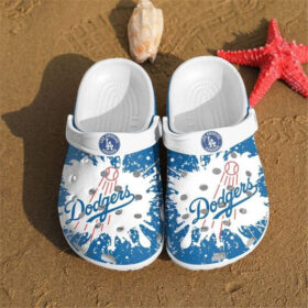 Sabots Los Angeles Dodgers Logo Crocs Classic Clogs Shoes In Blue White –  Clog