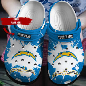Sabots Los Angeles Chargers Crocs Crocband Clog Comfortable Water Shoes For Fans –  Clog