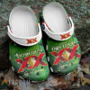 Sabots Dos Equis Logo Pattern Crocs Classic Clogs Shoes In Green & Red -  Clog