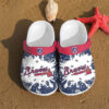 Sabots Atlanta Braves Splatter Pattern Crocs Classic Clogs Shoes -  Clog