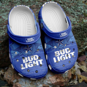 Sabots Bud Light Texas Logo Crocs Classic Clogs Shoes In Blue –  Clog