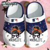 Sabots Houston Astros Bow Pattern Crocs Classic Clogs Shoes In Blue & White -  Clog