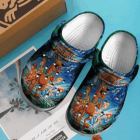 Sabots Snoopy Doo Adventure Pattern Crocs Classic Clogs Shoes In Dark Blue –  Clog