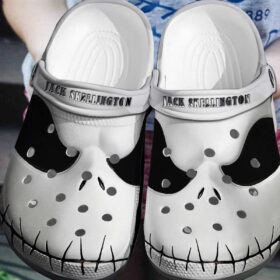 Sabots Jack Skellington Face Horror Pattern Crocs Classic Clogs Shoes –  Clog