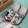Sabots Mickey Mouse Stickers Pattern Crocs Classic Clogs Shoes In Black & White -  Clog
