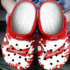 Sabots Budweiser Beer Logo Splatter Pattern Crocs Classic Clogs Shoes In Red -  Clog