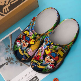 Sabots Pokemon Cartoon Characters Pattern Crocs Classic Clogs Shoes In Colorful –  Clog