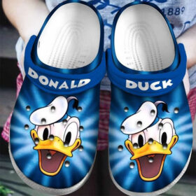 Sabots Donald Dusk Head Pattern Crocs Classic Clogs Shoes In Blue –  Clog