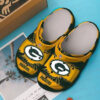 Sabots Green Bay Packers Logo Pattern Crocs Classic Clogs Shoes In Yellow -  Clog