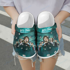 Sabots Harry Potter And Friends Crocs Crocband Clog Comfortable Water Shoes In Green -  Clog