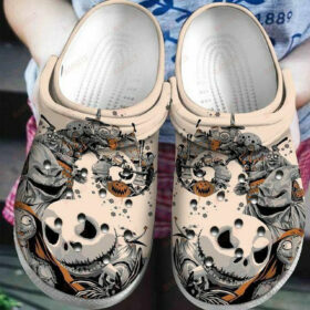 Sabots The Nightmare Before Christmas Beige Crocs Crocband Clog Comfortable Water Shoes –  Clog