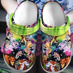 Sabots Disney Villains Happy Characters Pattern Crocs Classic Clogs Shoes In Colorful –  Clog