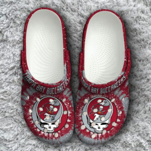 Sabots Tampa Bay Buccaneers Grateful Dead Classic Red Crocs Crocband Clog Comfortable Water Shoes -  Clog