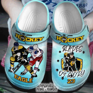 Sabots Blades Of Glory Hockey Clog Crocs 3D Printed -  Clog