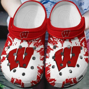 Sabots Wisconsin Badgers Crocs Crocband Clog Comfortable Water Shoes -  Clog
